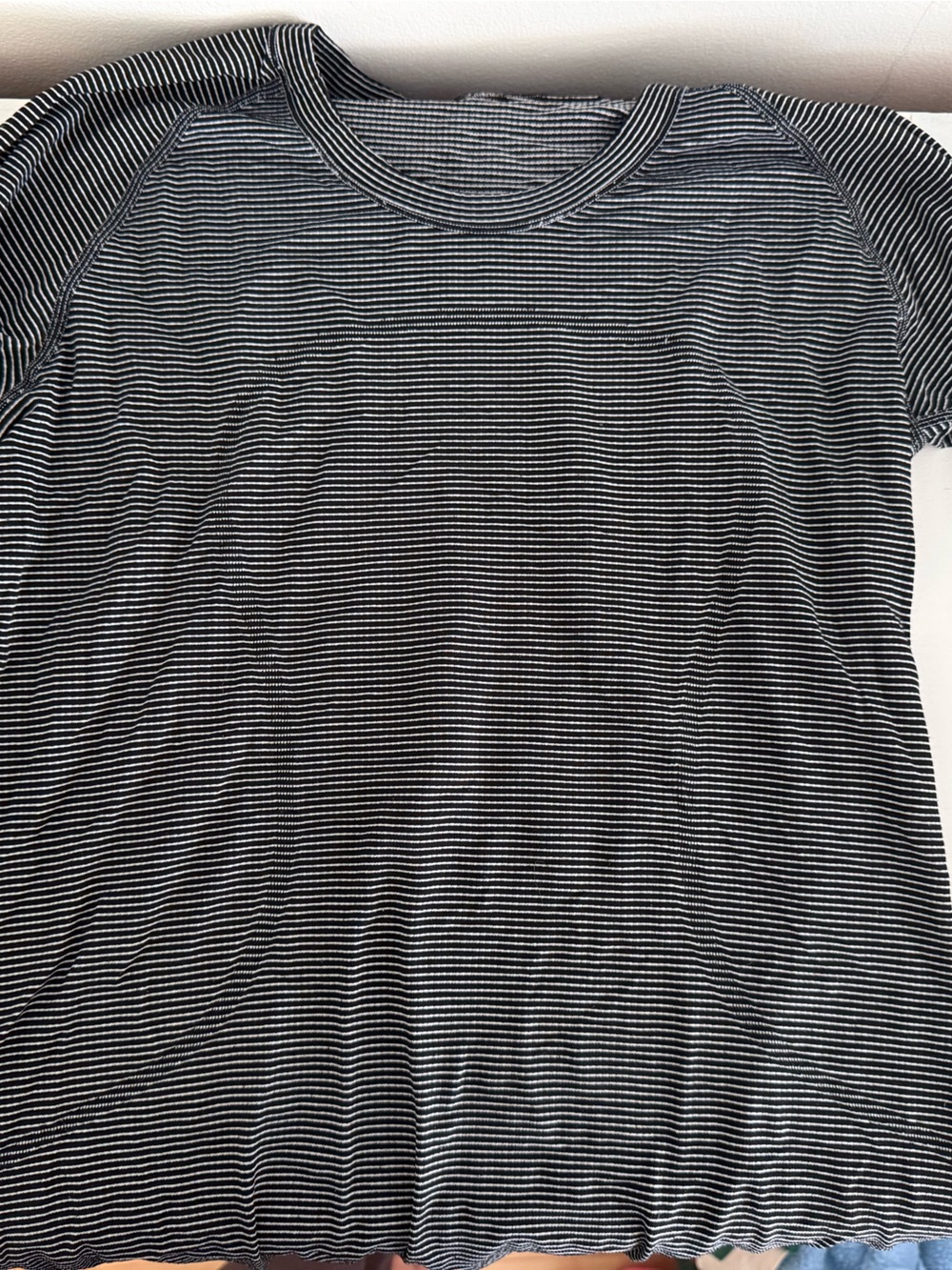 Striped Black and White Women’s lulu long sleeve